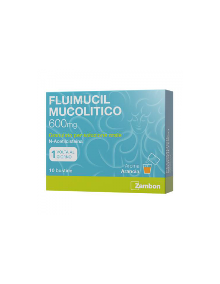 Fluimucil mucolitico 10 bustine 600mg