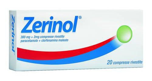 Image of Zerinol 20 compresse rivestite 300mg + 2mg cod085