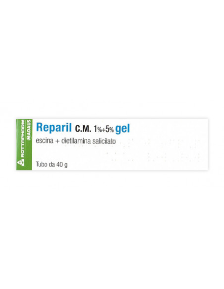 Reparil gel cm*40g 1% piu 5%