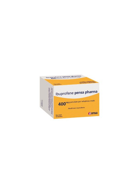 Ibuprofene pen*12bust 400mg