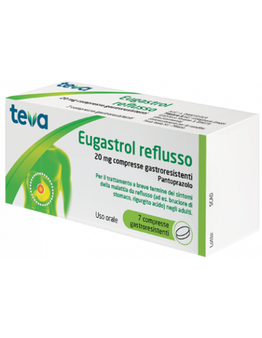 EUGASTROL REFLUSSO*7CPR 20MG