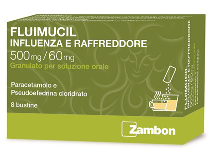 Fluimucil influenza raffreddore 8 bustine