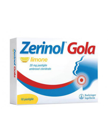 Zerinol gola limo*18 pastiglie 20mg