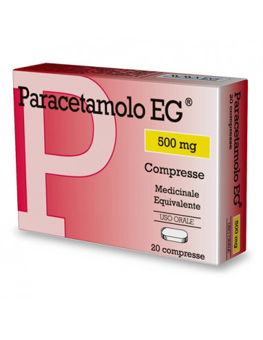 Paracetamolo eg*20cpr 500mg