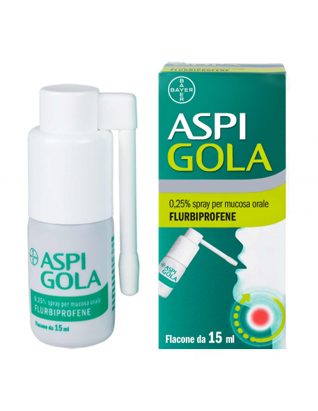 Aspi gola*os spray 15ml 0,25%