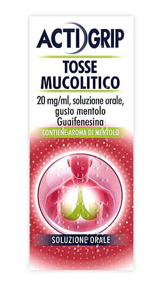 Image of Actigrip tosse mucol*fl 150ml cod085