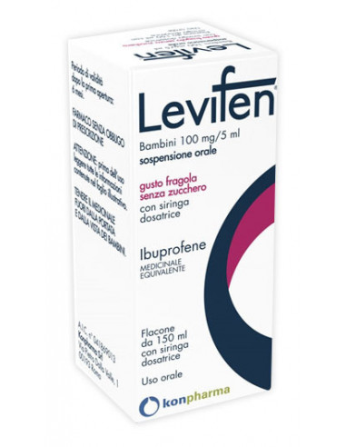 Levifen*os 150ml 100mg 5ml fra