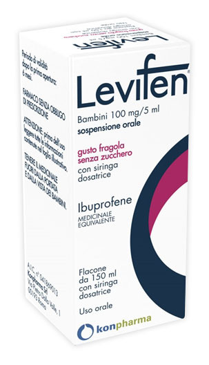 Image of Levifen*os 150ml 100mg 5ml fra cod085