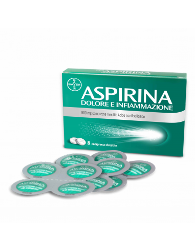 Aspirina dolore inf*8cpr 500mg