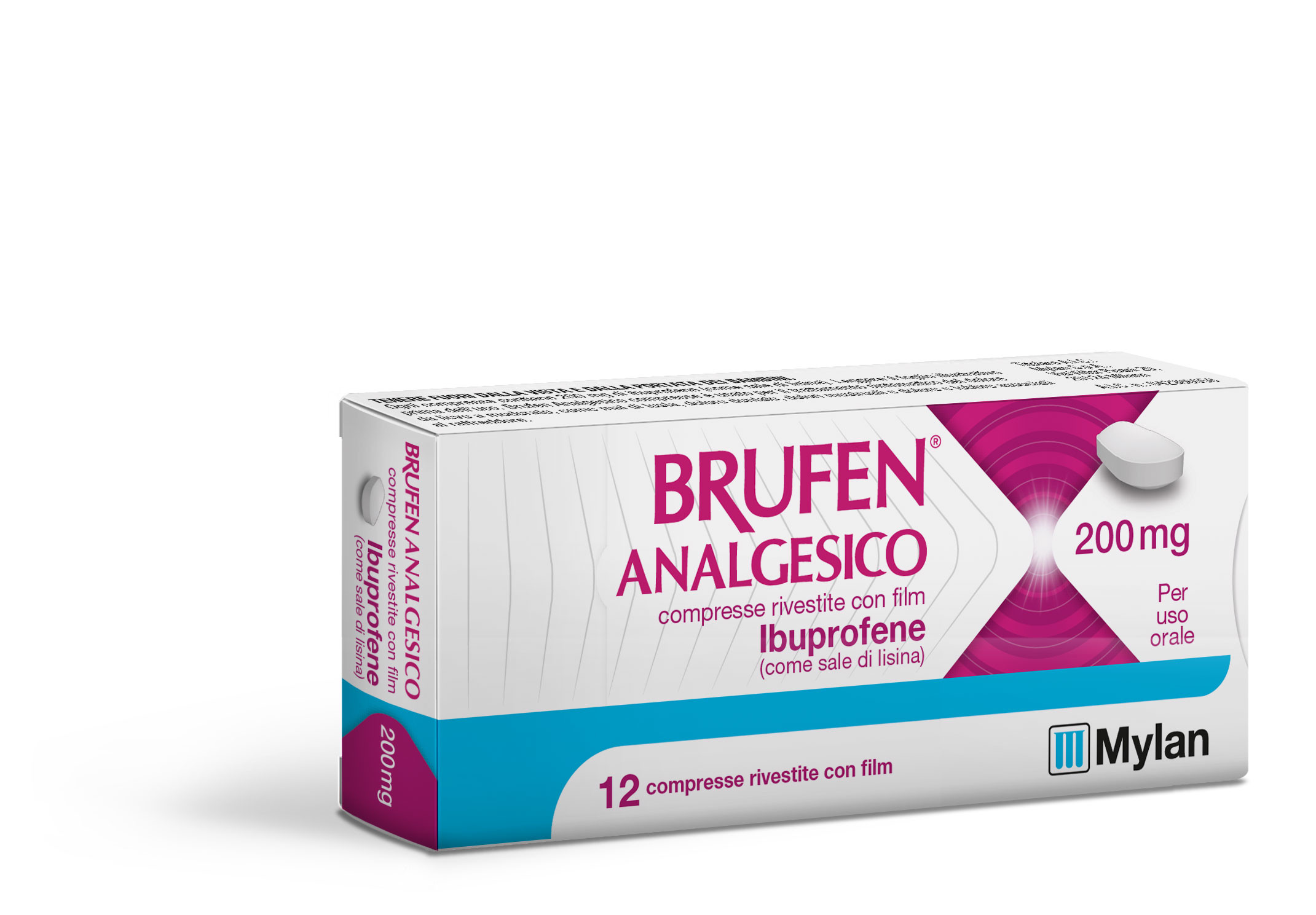 Brufen analgesico 200mg 12 compresse rivestite