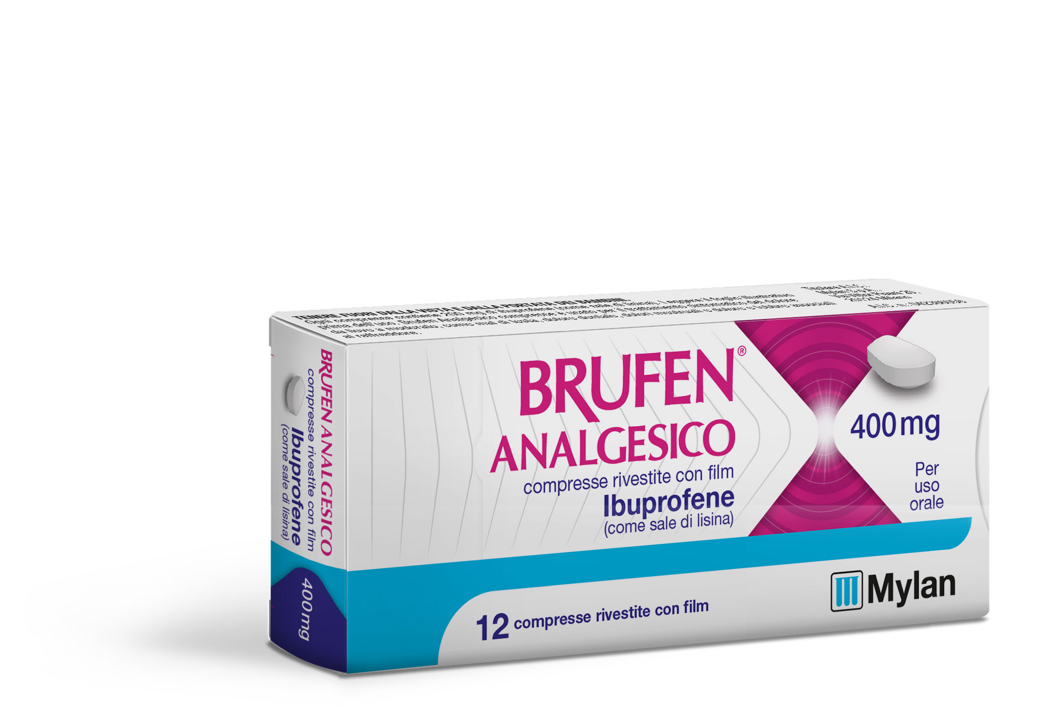 Brufen analgesico ibuprofene 12 compresse rivestite 400mg