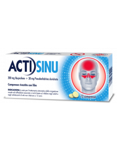 Actisinu*12 compresse 200mg piu 30mg