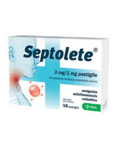 Septolete*16past 3mg piu 1mg eucal