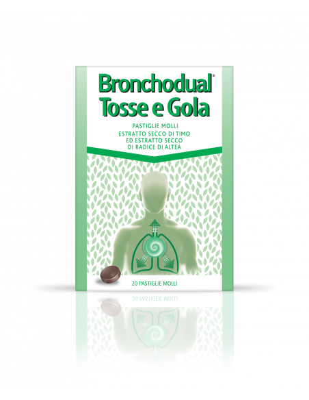 Bronchodual tosse gola*20 pastiglie