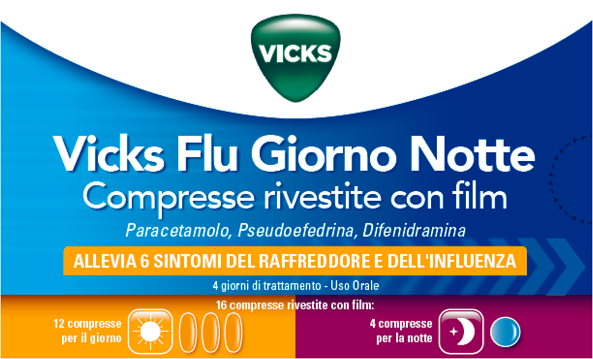 Image of Vicks flu giorno notte*12 piu 4cpr cod085