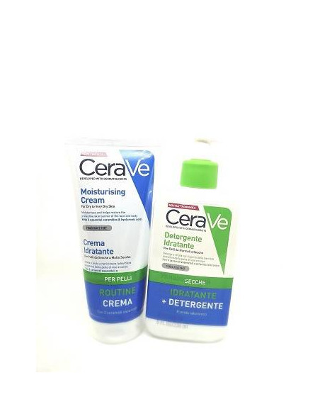 Cerave sleever crema idratante 177ml + detergente 236ml