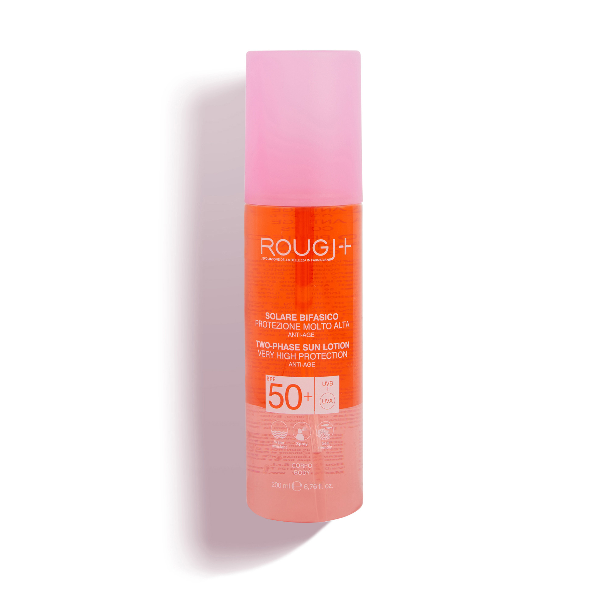 Rougj solare bifasico spf50+ anti-age spray 200ml