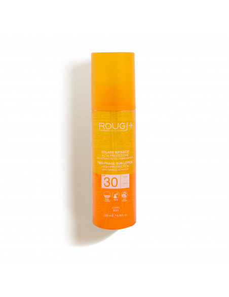 Rougj solare bifasico spf30 con attivatore dell'abbronzatura 200ml