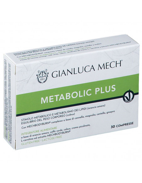 Gianluca mech tisanoreica metabolic plus 30 compresse