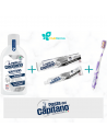 Pasta del capitano collutorio 400 ml + dentifricio + spazzolino whitening