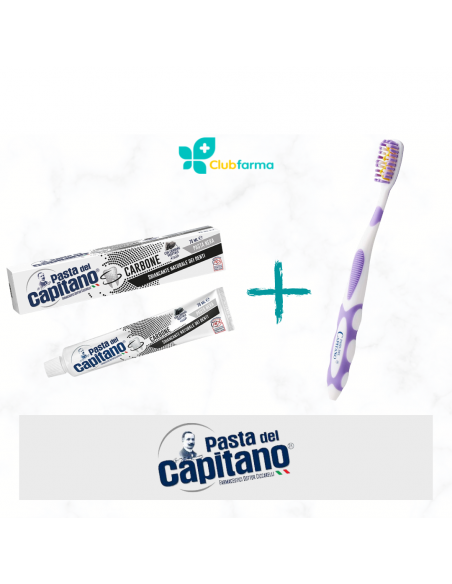 Pasta del capitano dentrifricio + spazzolino whitening