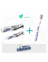 Pasta del capitano dentrifricio + spazzolino whitening