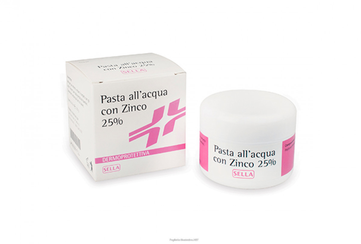 Sella pasta all'acqua con zinco 25% 100ml