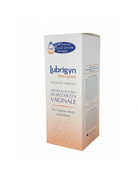 Lubrigyn detergente + 1 pack salviette intime omaggio