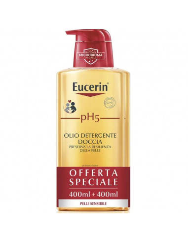 Eucerin ph5 olio doccia 400ml+400ml bipacco