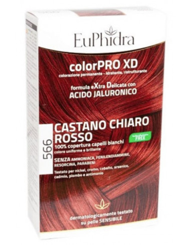 Euphidra colorpro xd 566 castano chiaro rosso 50ml