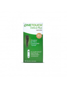 Lifescan onetouch delica plus lancette 25pz