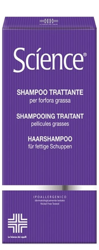 Science shampoo trattamento forfora grassa 200ml