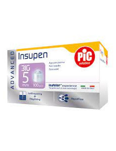 Pic insupen advanced ago penna da insulina gauge 31x5mm