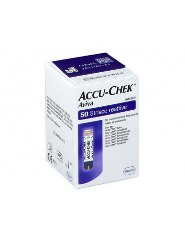 Roche accu-chek aviva 50 strisce reattive