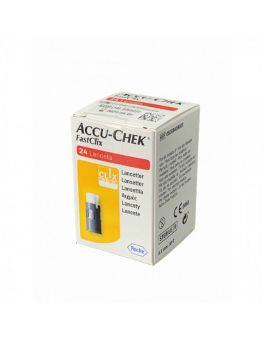 Roche accu-chek fastclix 24lancette pungidito