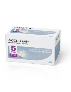 Roche accu-fine ago penna per insulina gauge 31x5mm 100 pezzi