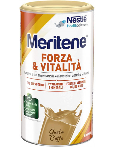 Nestle' it.spa (healthcare nu.) meritene forza e vitalita' caffe' 270g alimento arricchito