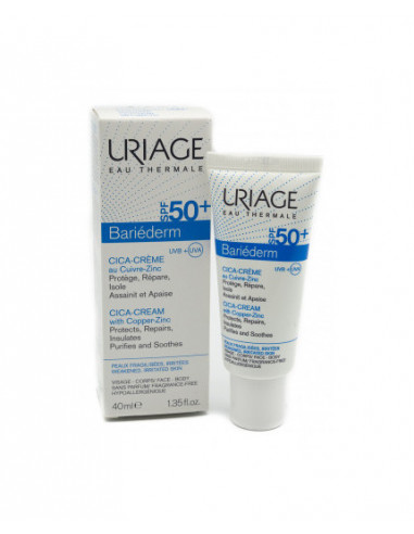 URIAGE BARIEDERM CICA-CREMA PROTETTIVA RIPARATRICE SPF50+ 40ML