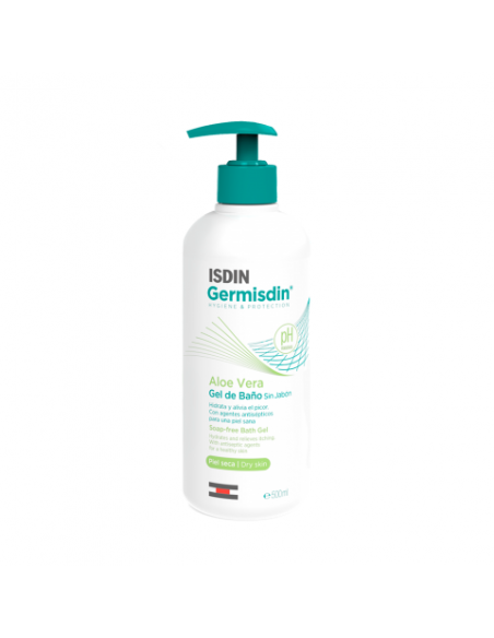 Isdin germisdin aloe vera detergente corpo senza sapone 500ml