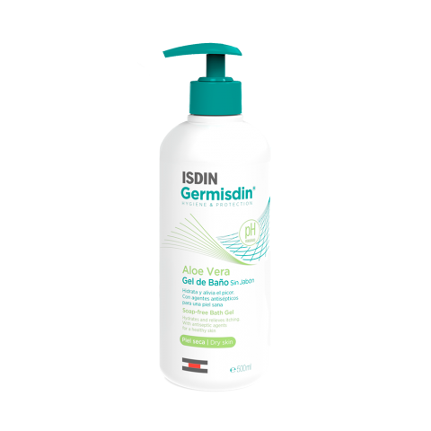 Isdin germisdin aloe vera detergente corpo senza sapone 500ml