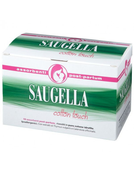 Saugella cotton touch assorbenti postpartum 10 pezzi