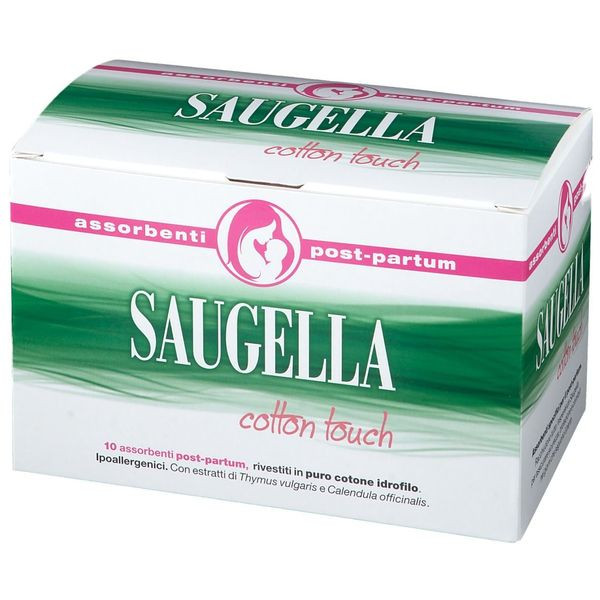 Image of Saugella cotton touch assorbenti postpartum 10 pezzi cod085