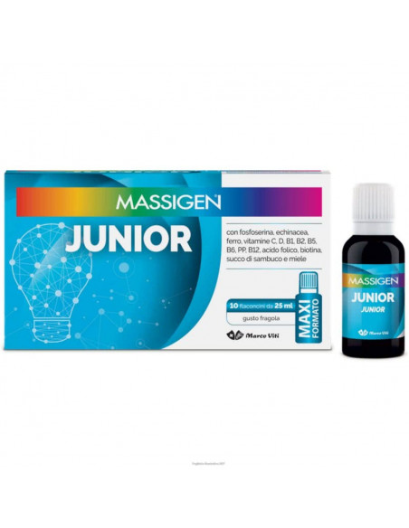 Marco viti massigen junior 10flaconcini 25ml