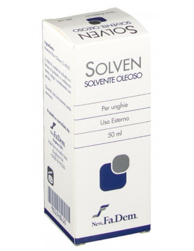Solven acetone solvente oleoso per unghie 50ml