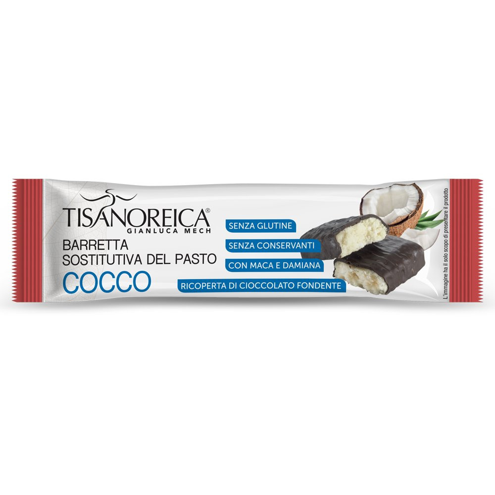 Image of Tisanoreica barretta sostitutiva pasto al cocco 60g cod085