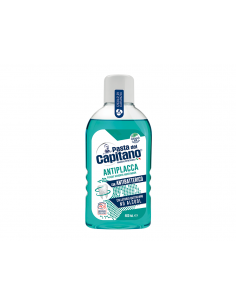 Pasta del capitano collutorio antiplacca e antibatterico gusto menta 400ml