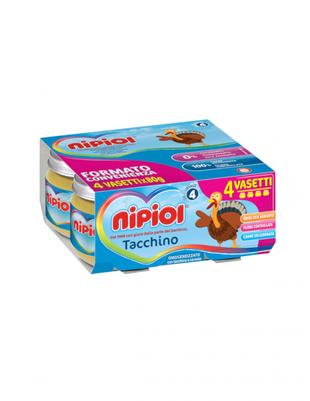 Nipiol omogeneizzato tacchino 4x80g