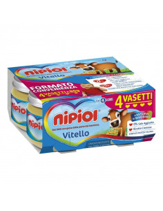 Nipiol omogeneizzato vitello 4vasettix80g
