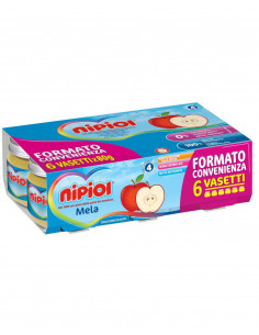 Nipiol omogeneizzato mela 6vasettix80g