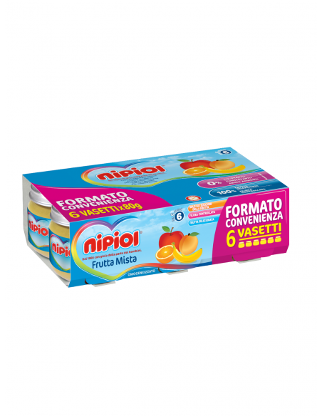 Nipiol omogeneizzato frutta mista 6vasettix80g